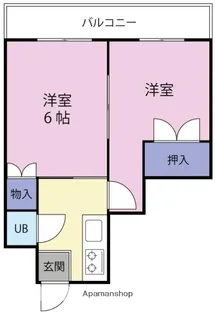 コーポ今井【3階】の間取り
