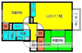 フォレスタ【1階】の間取り