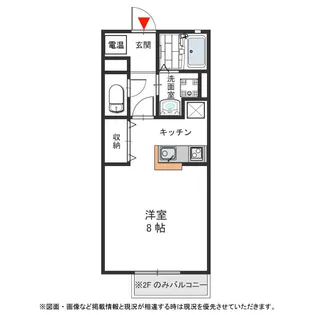 クレールコート・ツルギ【102号室号室】の間取り