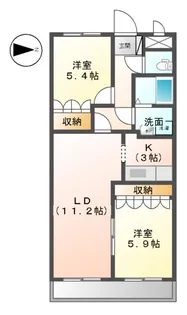 パイン ヒルズⅠ【103号室】の間取り