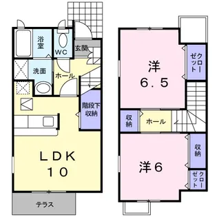 ラ・グラース・ケイ【1階】の間取り