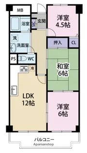 リアライズ八木【2階】の間取り