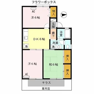 桑の実ハッピィハウス【1階】の間取り