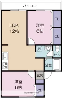 ソルフェージュCITY Ⅱ【1階】の間取り