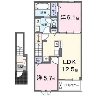 アルデバラン【2階】の間取り