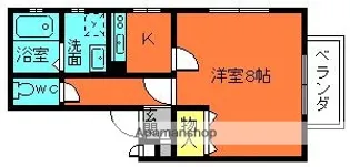 ハイツグレイス【1階】の間取り