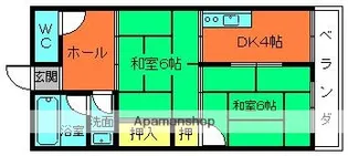 アスカマンション【2階】の間取り