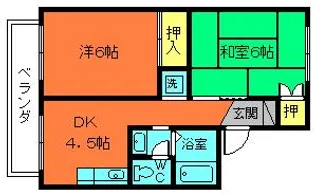 パストラルパティオ【1階】の間取り
