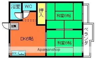 タウニィー恵【2階】の間取り