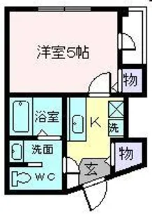 奈良県桜井市大字川合【マンション】の間取り