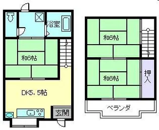 ハウス前田【B号室】の間取り