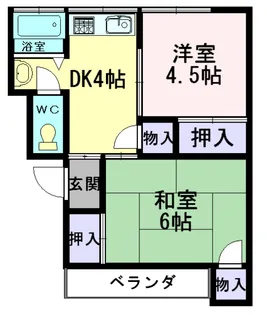 奈良県桜井市大字浅古【マンション】の間取り