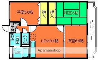 フルーエントⅢ【203号室】の間取り