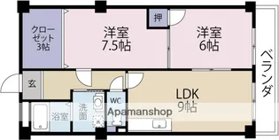 奈良県桜井市大字上之庄【マンション】の間取り
