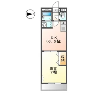 ウェストヴィレッジ【2階】の間取り