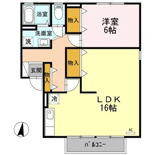 アネシスD棟【2階】の間取り