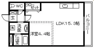 エトワール【201号室】の間取り