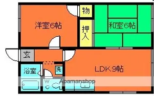 奈良県桜井市大字赤尾【アパート】の間取り