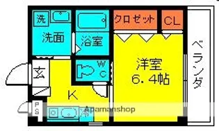 プレジール(末尾1.2)【3階】の間取り