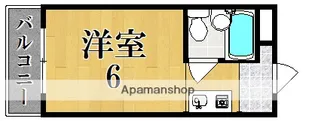 コーポ平城【3階】の間取り
