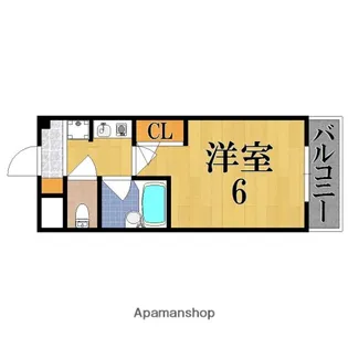 リヴェール梅尾【1階】の間取り