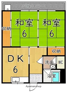 石田マンション【3階】の間取り