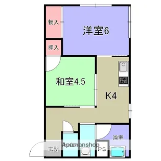 コーポ華【2階】の間取り