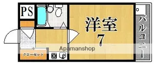 シャトー・ドゥ・クリヨン【2階】の間取り