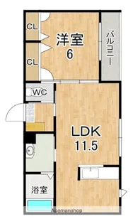 グランディア【2階】の間取り