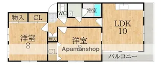 来夢ヴィレッジ鹿ノ台【2階】の間取り