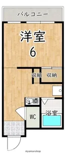 エルミタージュ【2階】の間取り