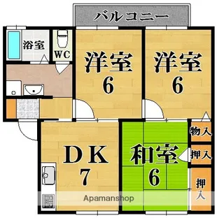 サニーホームズ池田【2階】の間取り