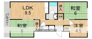 サン ドミール【2階】の間取り