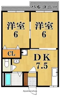 アーバン西大和6号【1階】の間取り