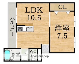 山勝マンション(ヤマカツ)【3階】の間取り