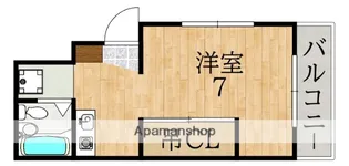 サンレイディアンスOKUDA【4階】の間取り