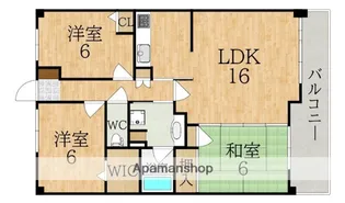 エス・バイ・エルクラスタあやめ池【1階】の間取り