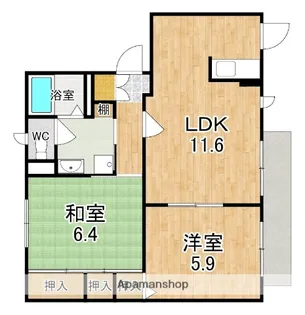 セントポーリア【1階】の間取り
