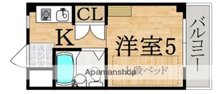 シャンクレール奈良【1階】の間取り