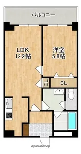 アルファグランデ【4階】の間取り