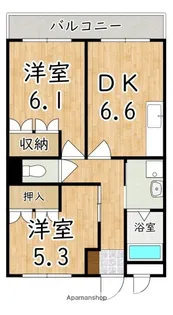 セカンド・パレス【2階】の間取り