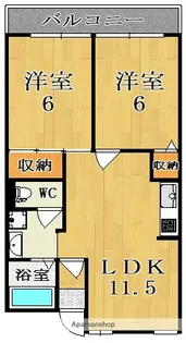 シティコープ新大宮【5階】の間取り