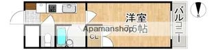1Kの間取り画像