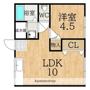 マンションヒライ【3階】の間取り