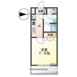 チェリーコーポ【2階】の間取り