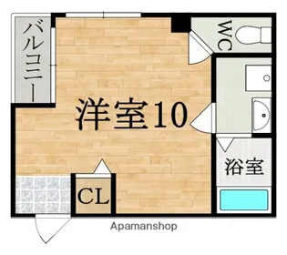 北和通商ビル【3階】の間取り