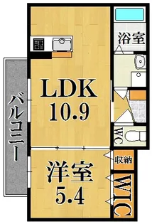ヴェルジェⅡ【3階】の間取り