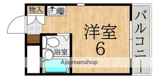 シティパレスあやめ池Pー7【2階】の間取り