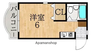 シティパレスあやめ池Pー7【1階】の間取り