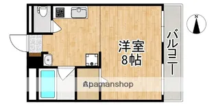 フリーデ北風呂【4階】の間取り